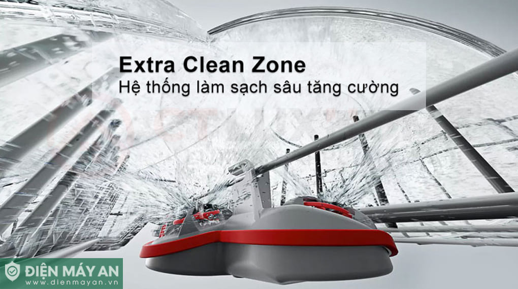 Máy rửa bát bán âm Bosch Serie 8 Sấy Zeolith SMI8ZDS81T